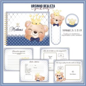 livro do bebe ursinho realeza arquivo digital