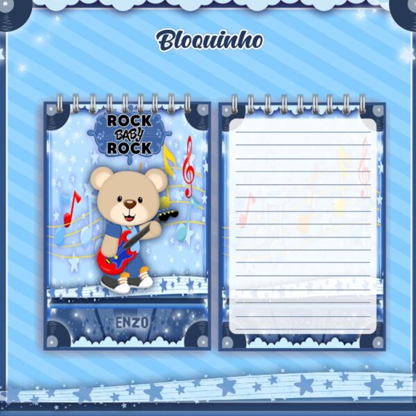 Livro do Bebê Ursinho Rock - Arquivo Digital - Imagem 3