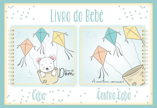 Livro do Bebê Ursinho Voador - Arquivo Digital
