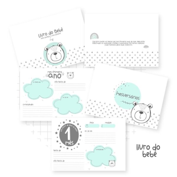 Livro do Bebê Urso Escandinavo - Arquivo Digital - Imagem 2