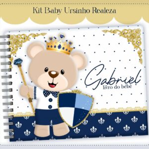 livro do bebe urso realeza menino arquivo digital livro do bebe urso realeza menino