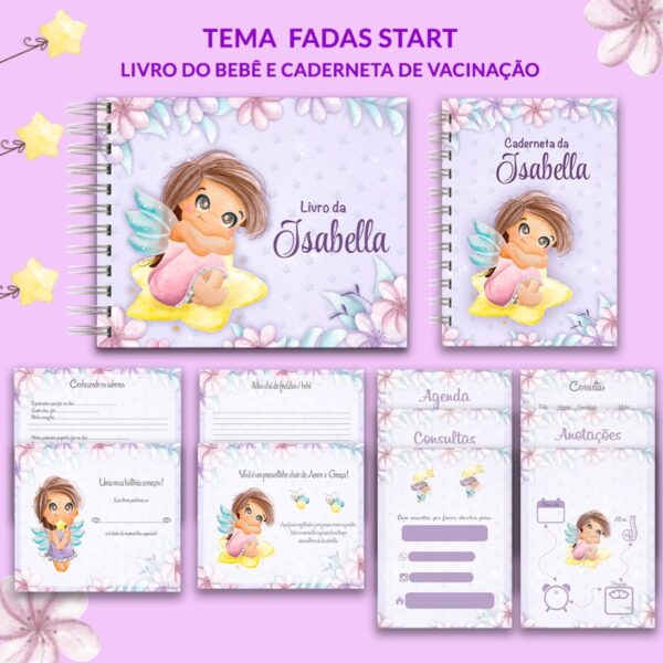 Livro e Caderneta Fadinha - Arquivo Digital