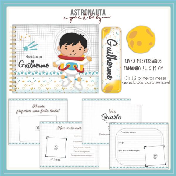 Livro Mesversário Astronauta - Arquivo Digital