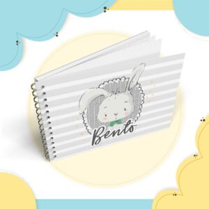 livro mesversario coelhinho menino arquivo digital bebe