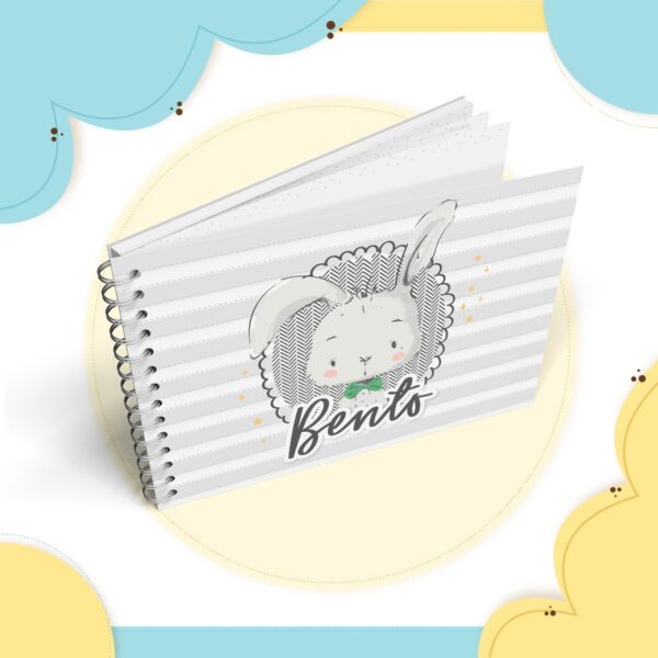Livro Mêsversário Coelhinho Menino - Arquivo Digital