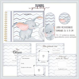 livro mesversario dumbo arquivo digital encadernacao em geral