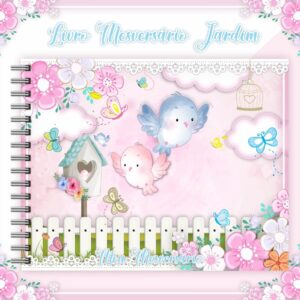 livro mesversario jardim arquivo digital scrapbook