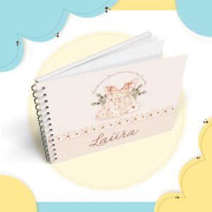 livro mesversario menina crista arquivo digital anotacoes