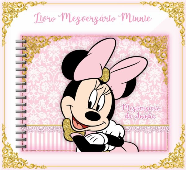 Livro Mesversário Minnie Rosa - Arquivo Digital