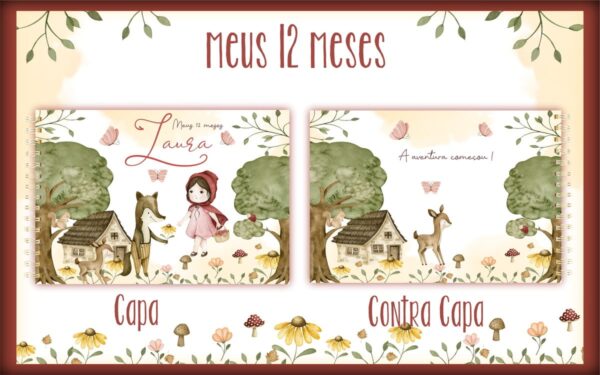 Livro Meus 12 Meses Chapeuzinho Vermelho - Arquivo Digital