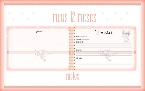 Livro Meus 12 Meses Coelhinha - Arquivo Digital - Imagem 2