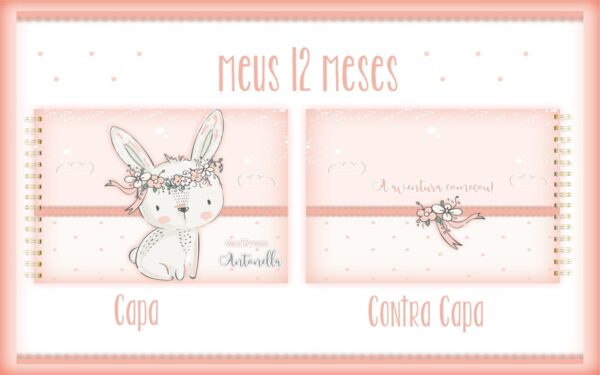 Livro Meus 12 Meses Coelhinha - Arquivo Digital