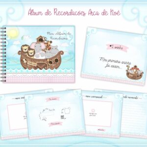 livro recordacoes bebe arca de noe menina arquivo digital livro 1