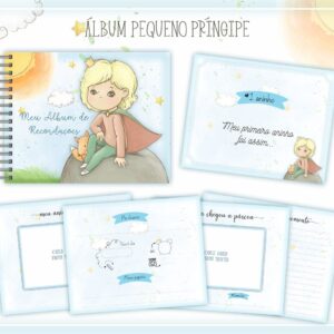 livro recordacoes bebe pequeno principe arquivo digital papel e cia