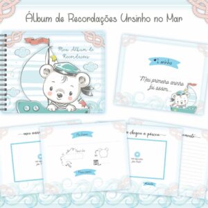 livro recordacoes bebe ursinho do mar arquivo digital diario do bebe