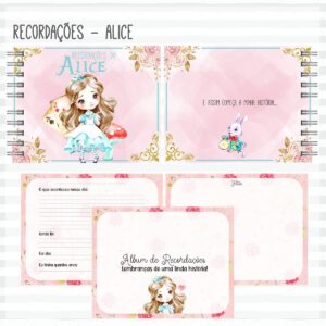 livro recordacoes do bebe alice arquivo digital lembrancas