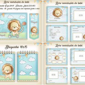 livro recordacoes do bebe leaozinho