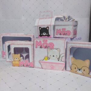 mae de pet gatinho arquivo digital papel e scrapbook