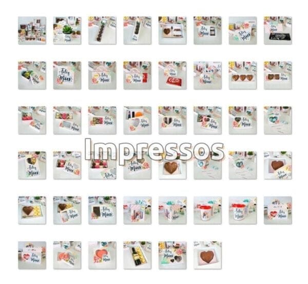 Mega Pack Dia Das Mães Flork Caneca Frases Sacolinha Bottons