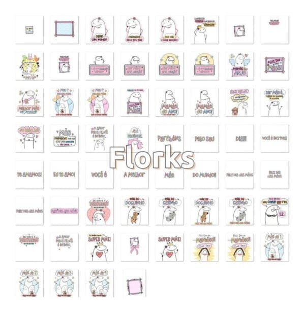 Mega Pack Dia Das Mães Flork Caneca Frases Sacolinha Bottons