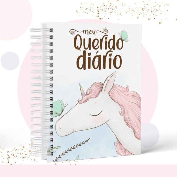 Meu Querido Diário Menina - Modelo 3 - Arquivo Digital