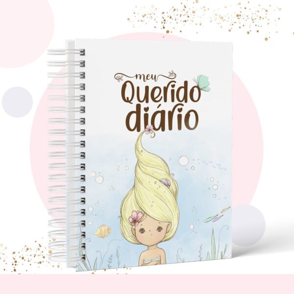 Meu Querido Diário Menina - Modelo 8 - Arquivo Digital