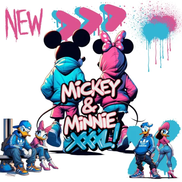 Mickey e Minnie Romance Arquivos para Canecas Personalizadas
