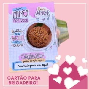 mimo cliente card blister brigadeiro arquivo digital card blister brigadeiro cliente