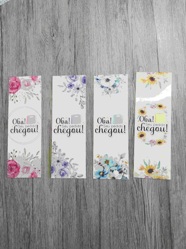 Mimos Clientes Floral - Arquivos para Impressão