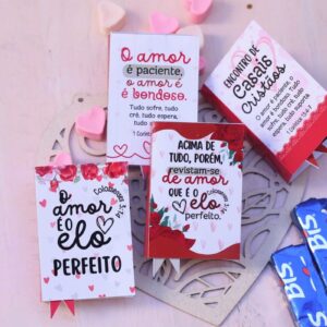 mini biblia casais dia dos namorados arquivo digital papel e scrapbook