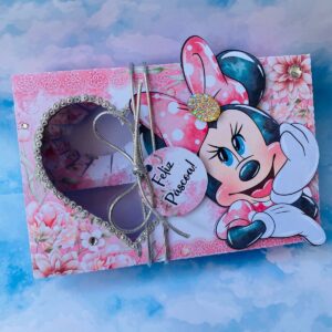 mini confeiteiro minnie rosa arquivo digital papelaria personalizada