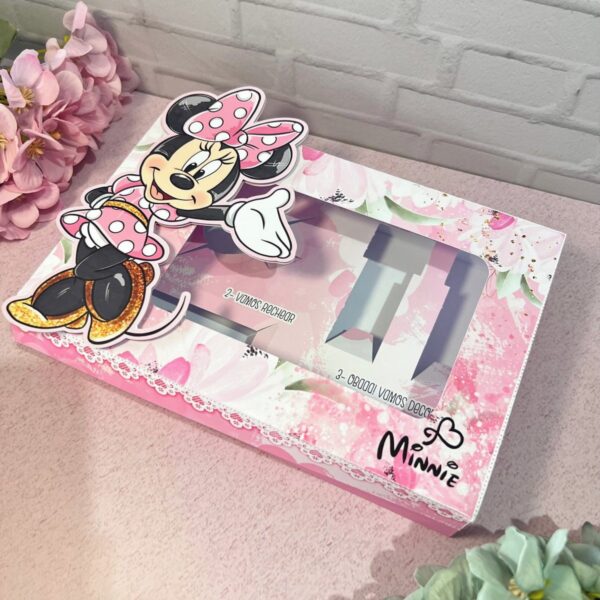 Mini Confeiteiro Páscoa Minnie Rosa - Arquivo Digital