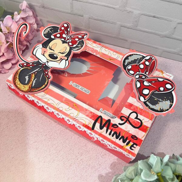 Mini Confeiteiro Páscoa Minnie Vermelha - Arquivo Digital