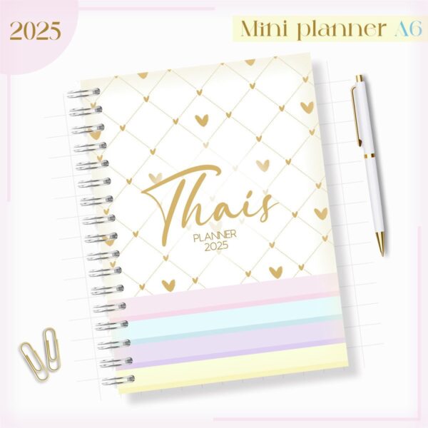 Mini Planner A6 2025 - Arquivo Digital