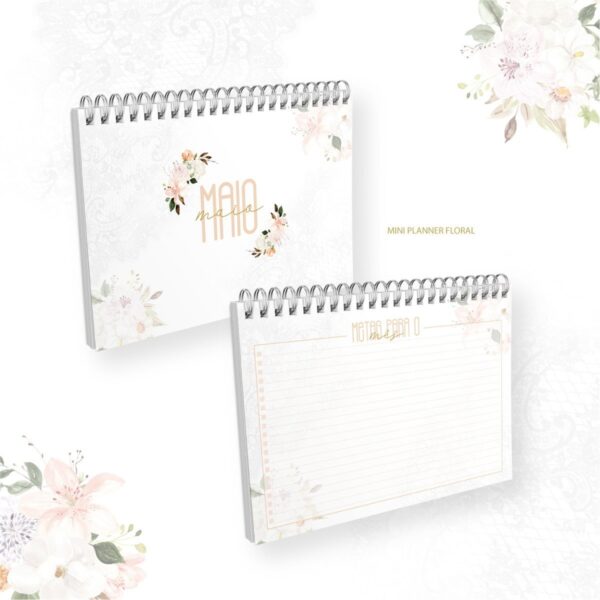 Mini Planner A6 - Mamãe / Vovó Floral - Arquivo Digital - Imagem 3
