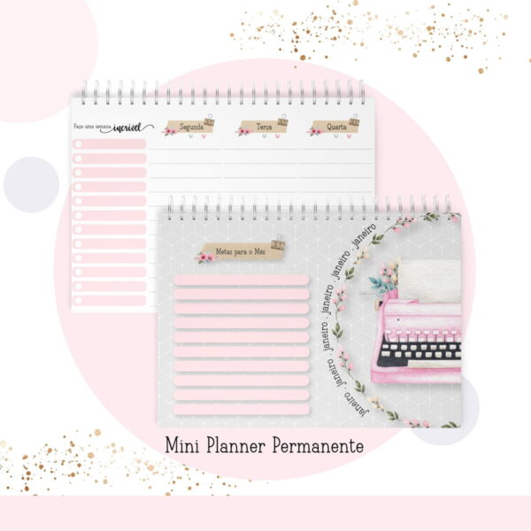 Mini Planner A6 Permanente Professora - Arquivo Digital - Imagem 2