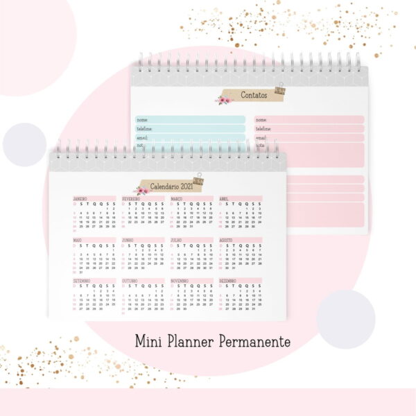 Mini Planner A6 Permanente Professora - Arquivo Digital - Imagem 3