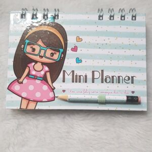 mini planner menina arquivo digital papelaria