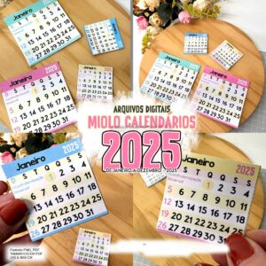 Miolo Calendário 2025 - Arquivo Digital