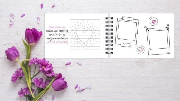 Miolo para Álbum Amigas/Amizade - Arquivo Digital - Imagem 2