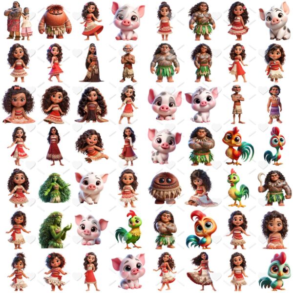 Moana 2 Ilustrações e Imagens Png Sem fundo Alta Resolução