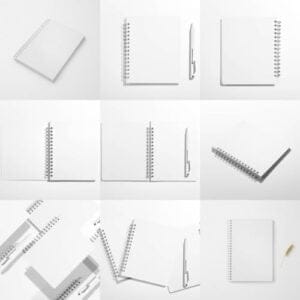 Mockup Para Agendas Planner E Caderno Em Psd