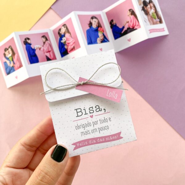 Modelo Caixa Porta Fotos Dia das Mães Papelaria Personalizada