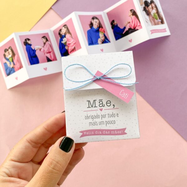 Modelo Caixa Porta Fotos Dia das Mães Papelaria Personalizada
