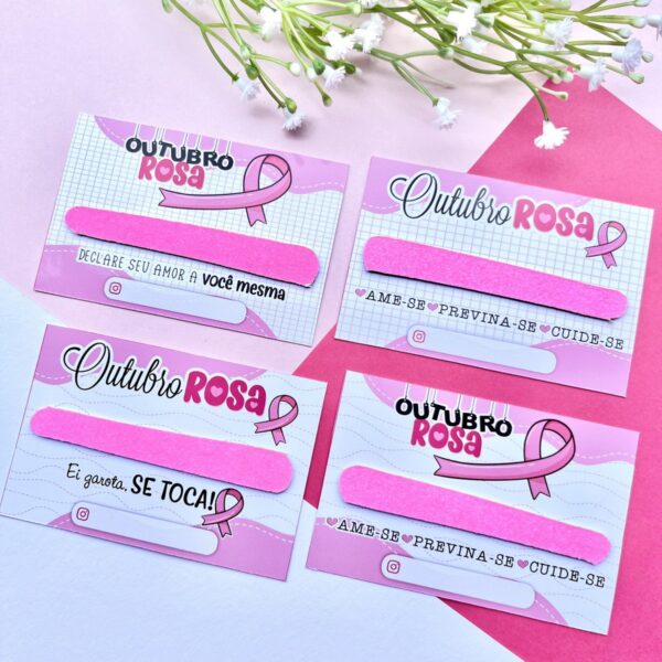 Outubro Rosa Lembrancinhas - Arquivo Digital - Imagem 3