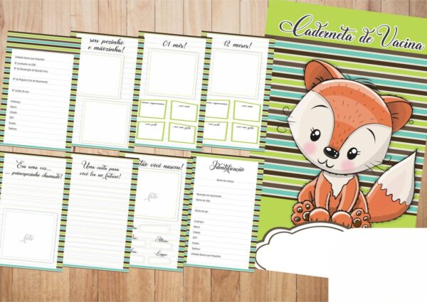 Pack 15 Cadernetas de Vacinas - Arquivo Digital - Imagem 3