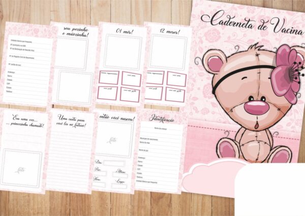 Pack 15 Cadernetas de Vacinas - Arquivo Digital - Imagem 4