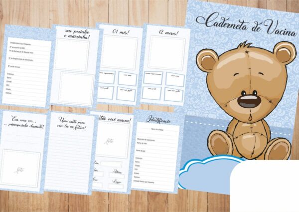 Pack 15 Cadernetas de Vacinas - Arquivo Digital - Imagem 5