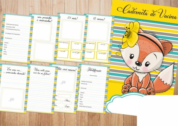 Pack 15 Cadernetas de Vacinas - Arquivo Digital - Imagem 2