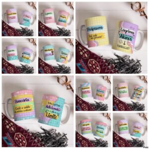 pack 20 canecas profissoes femininas arquivo digital pack